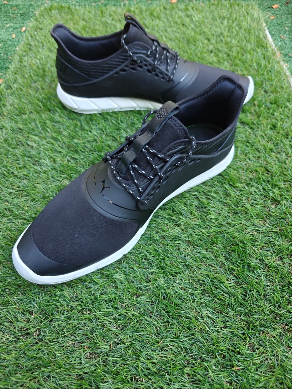 Puma Golf Ignite PWR Sport Spikeless Sneakers in Black Size 12